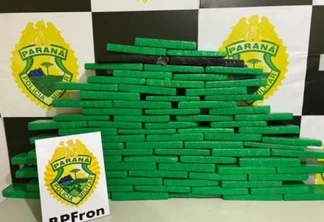 BPFron prende traficante na rodoviária de Guaíra com 38 kg de maconha