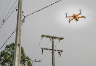 Copel amplia uso de drones para inspeção de redes de energia. Foto:Daniel Cavalheiro/Copel