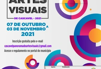 Museu de Arte de Cascavel abre as inscrições para a 5ª Mostra Panorama das Artes Visuais de Cascavel