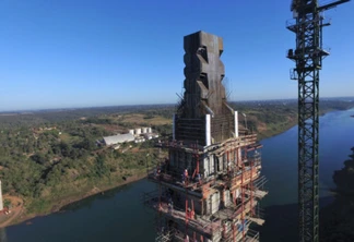 Obras da Ponte da Integração Brasil-Paraguai estão 70% concluídas