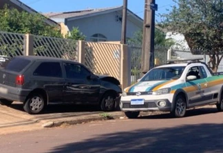 Veiculo invade calçada e atropela homem de 33 anos no Bairro Periolo