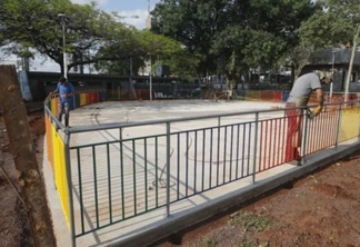 Obras de revitalização da Praça Wilson Joffre chegam a 60%