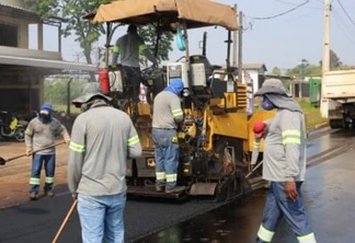 Após acordo com o MPF, empresa refaz pavimentação da Avenida Morenitas