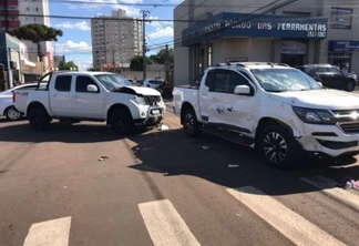 Acidente de trânsito é registrado na Rua São Paulo