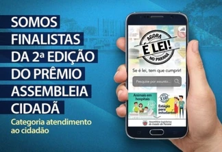 Aplicativo Agora é Lei no Paraná é finalista da 2ª edição do prêmio Assembleia Cidadã promovido pela UNALE