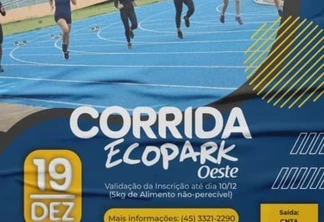 Corrida Ecopark Oeste une atividade física e solidariedade