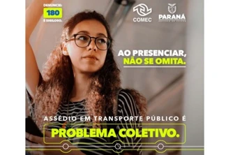 Estado lança campanha de combate ao assédio no transporte coletivo