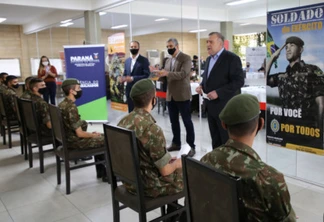 Parceria entre Secretaria de Justiça, Família e Trabalho e Exército encaminha 460 ex-militares para vagas de emprego - Curitiba, 11/01/2022