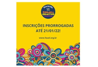 Prorrogado prazo de inscrição para o Bolsa Cultural Paraná Criativo