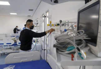 26/05/2020 - Secretario Saude Beto Preto visita hospital de Telemaco Borba.
Foto Gilson Abreu