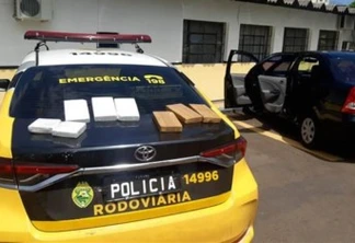 PRE realiza grande apreensão de cocaína em veículo na PR-180