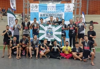 Equipe iguaçuense conquista 37 medalhas no Campeonato Paranaense de Kickboxing