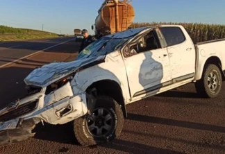 Casal fica gravemente ferido em acidente na BR-163 entre Toledo e Marechal Rondon