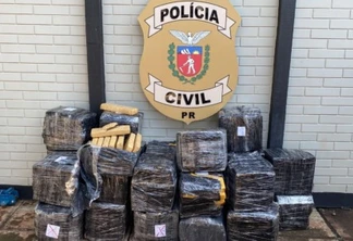 Forças de Segurança, Polícias Civil e Militar, apreendem carregamentos de drogas na região da fronteira - Curitiba, 02/05/2022