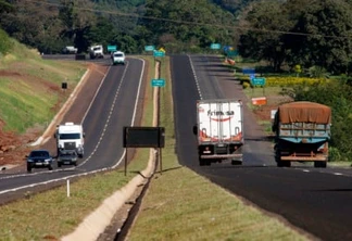 Duplicação da BR-277 entre Medianeira e Matelândia. Foto: DER