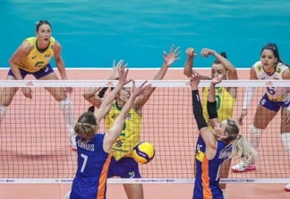 Liga das Nações: seleção feminina supera Holanda por 3 sets a 0