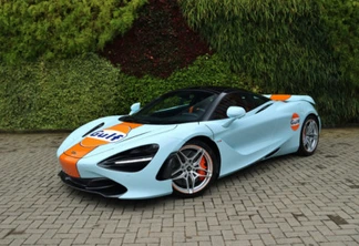McLaren 720S Gulf, único no Brasil e por R$ 4.200.000
