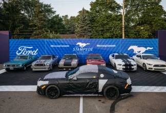 Ford announced at the 2022 Woodward Dream Cruise that it will welcome Ford Mustang owners, fans, media and its employees to The Stampede – the global debut of the all-new, seventh-generation Ford Mustang taking place at the Detroit Auto Show on Sept. 14 at 8 p.m. EDT. A camouflaged version of the vehicle was on display.
