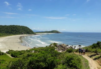 Ilha do Mel, Parana, Brazil. Beachscape of paradise Island
