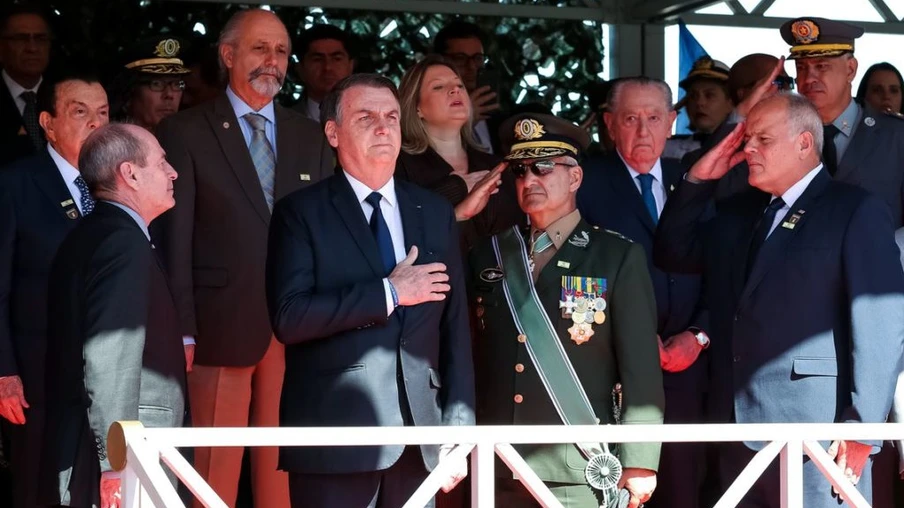 (São Paulo - SP, 18/04/2019) Solenidade Comemorativa ao Dia do Exército Brasileiro.
Foto: Marcos Corrêa/PR