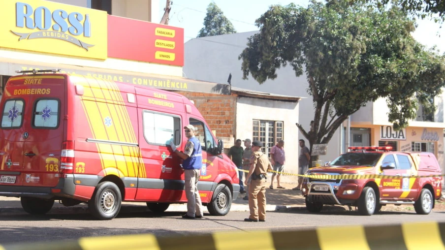 O local foi isolado para realização de perícia/ Foto: Fábio Donegá