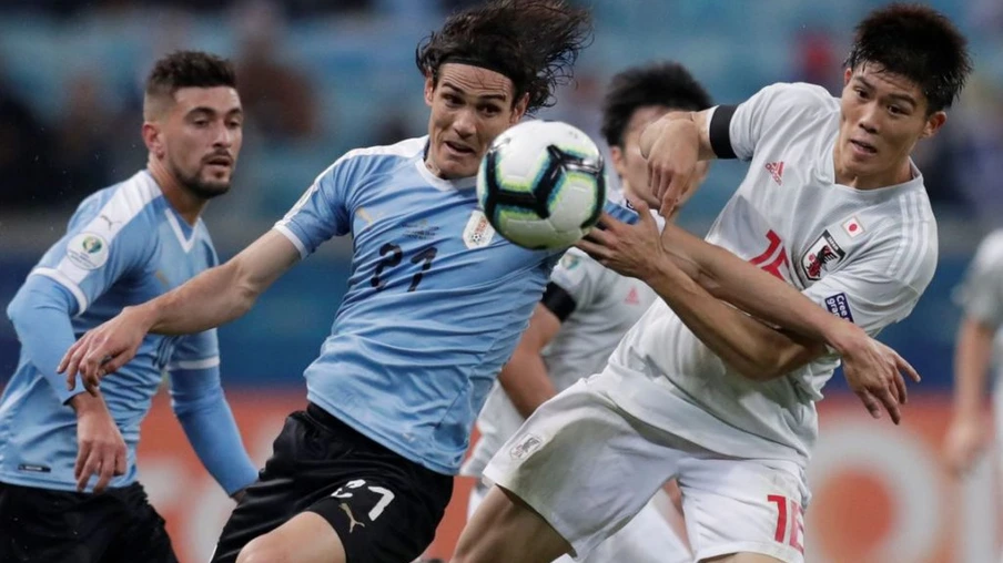 Copa América: Uruguai e Japão empatam em jogo movimentado