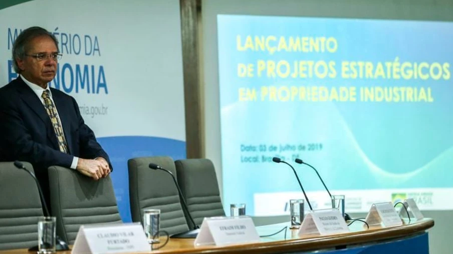 O ministro da Economia, Paulo Guedes diz que confia no Congresso para aprovação da reforma da Previdência - Foto: José Cruz/Agência Brasil/Arquivo
