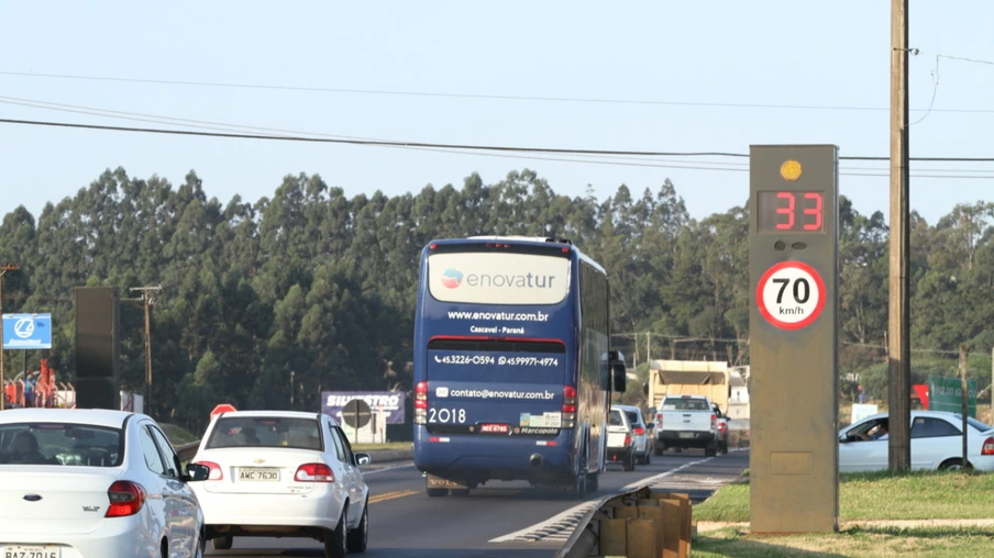 Marginais da BR-277 entre o trevo da Portal até o viaduto Arlindo Carelli estarão em obras a partir de segunda-feira