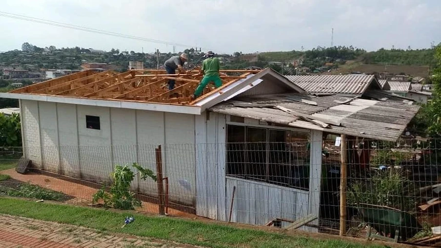 Temporal provocou vários estragos em  São Jorge D'Oeste