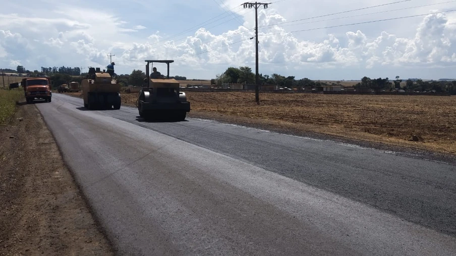 Concluído o asfalto na rodovia que liga Margarida à Pato Bragado