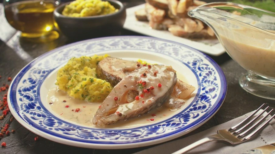 Posta de tilápia Copacol com velouté de cachaça