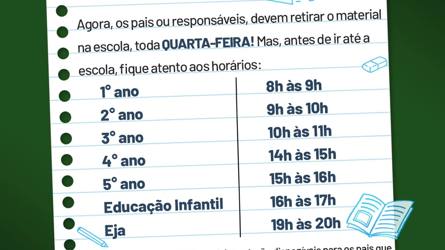 Atividades remotas da educação iniciam na quarta-feira, em Santa Terezinha de Itaipu