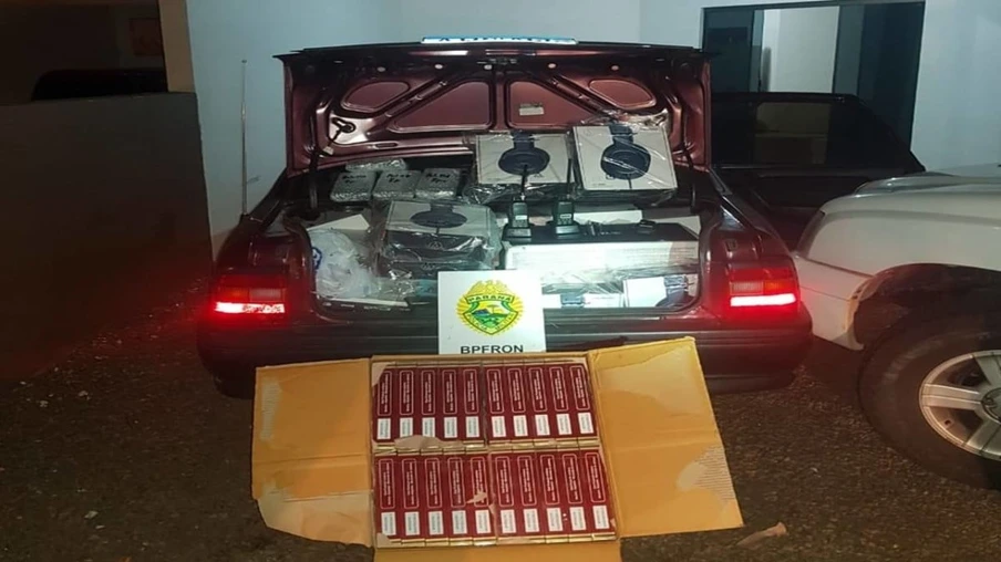 Veículo carregado com R$ 50 mil em contrabando é apreendido em Matelândia
