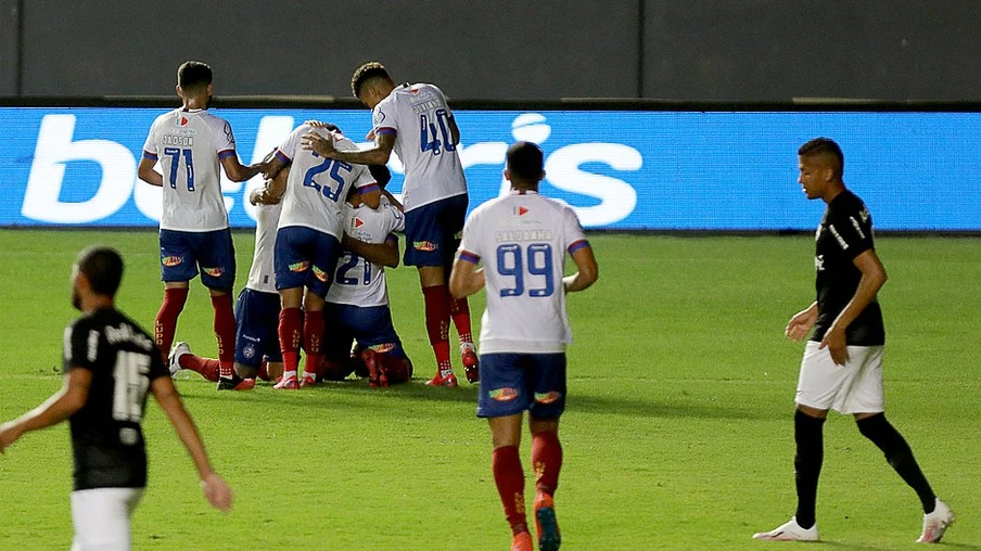 Vitória dá tranquilidade para o Bahia. Foto: Felipe Oliveira/EC Bahia