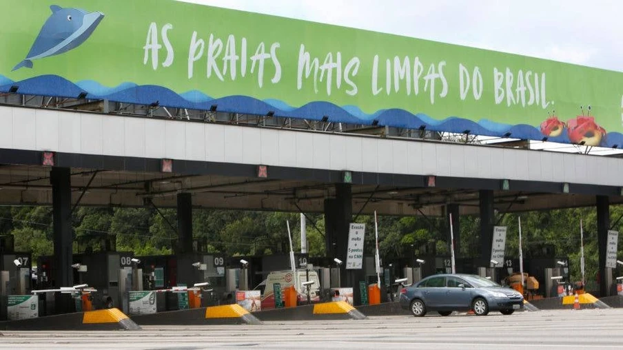 Praça de pedágio da Ecovia na Br 277 , que liga Curitiba a Paranaguá - Foto: Gazeta do Povo 