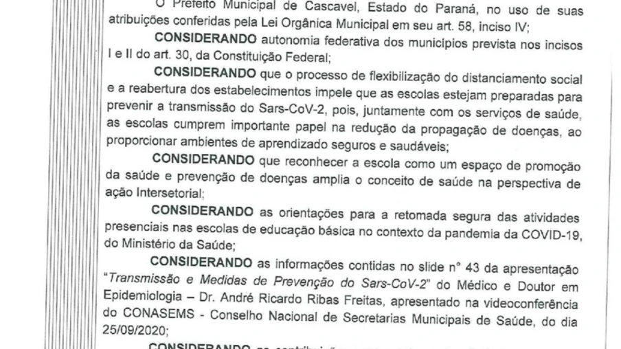 Novo decreto permite retorno das aulas presenciais para crianças da rede privada de ensino