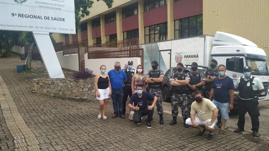 Chegam a Foz do Iguaçu os insumos para a campanha de vacinação