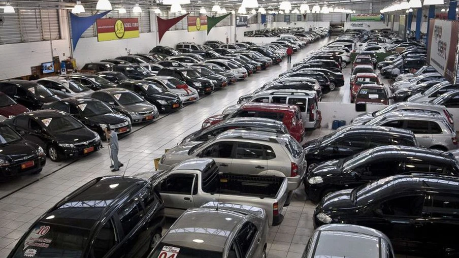 Venda de veículos automotores tem queda de 8,16% em janeiro