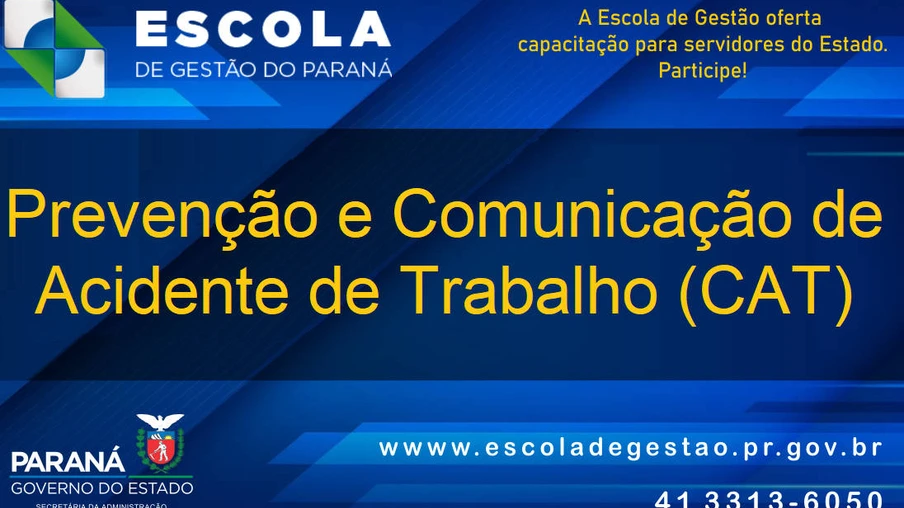 Estado promove curso de prevenção de acidente de trabalho