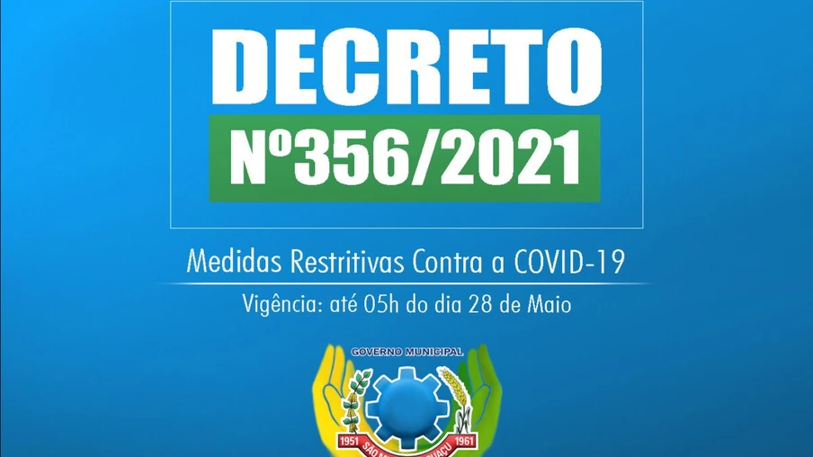 Decreto determina lockdown nos fins de semana e regulamenta medidas restritivas em São Miguel do Iguaçu