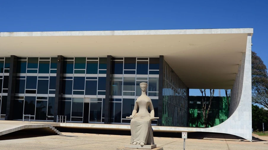 Fachada do edifício sede do Supremo Tribunal Federal - STF