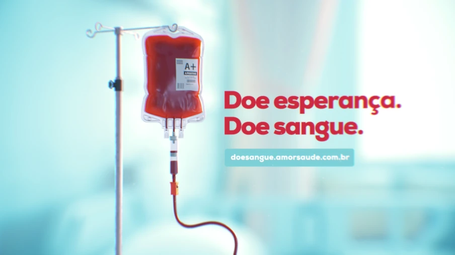 Junho Vermelho: Rede AmorSaúde lança campanha para incentivar a doação de sangue
