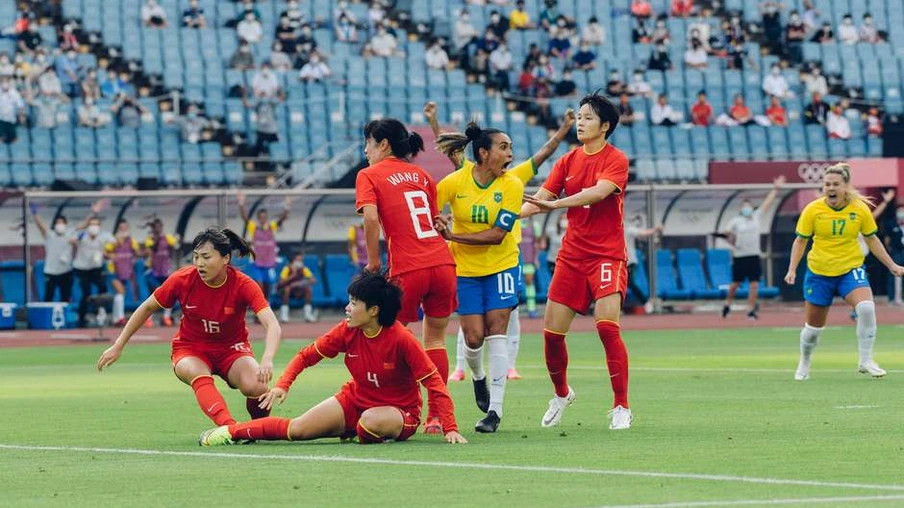 Brasil goleia China por 5 a 0 na estreia dos Jogos de Tóquio
