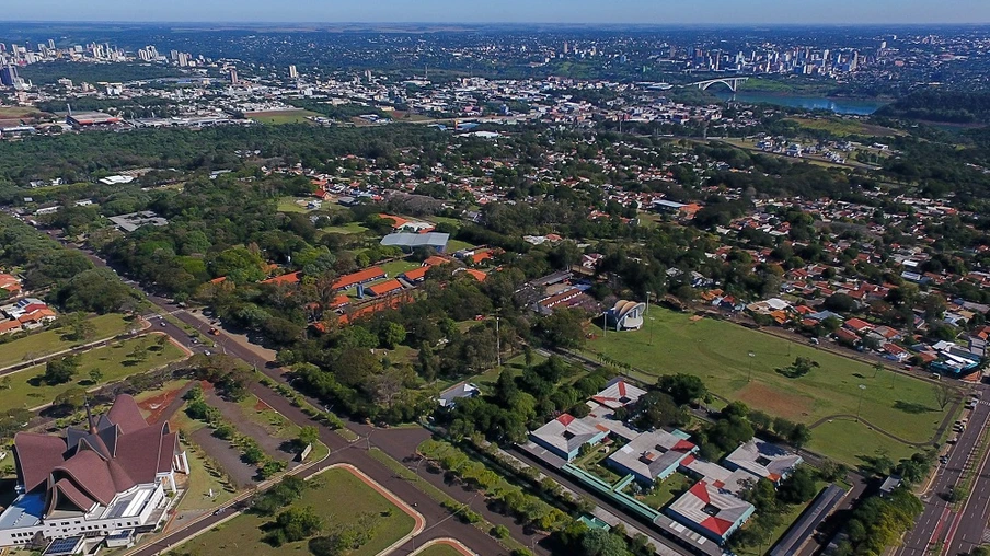 Foz do Iguaçu/PR - Vista aérea da região da Vila A. foto Kiko Sierich