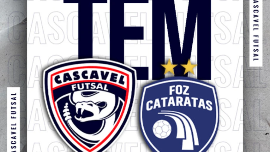 Cascavel Futsal recebe o Foz Cataratas em confronto que vale a liderança do Paranaense da Série Ouro