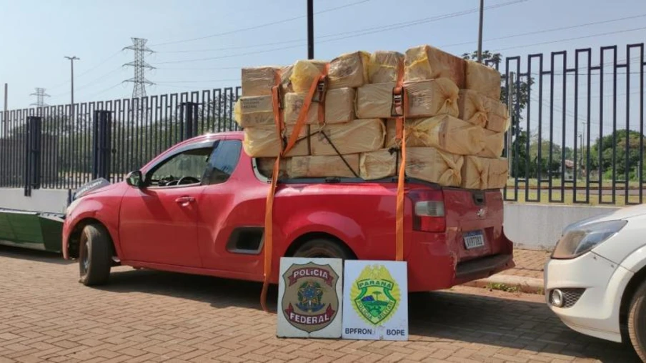 Montana carregada de cigarros é apreendida em Nova Santa Rosa