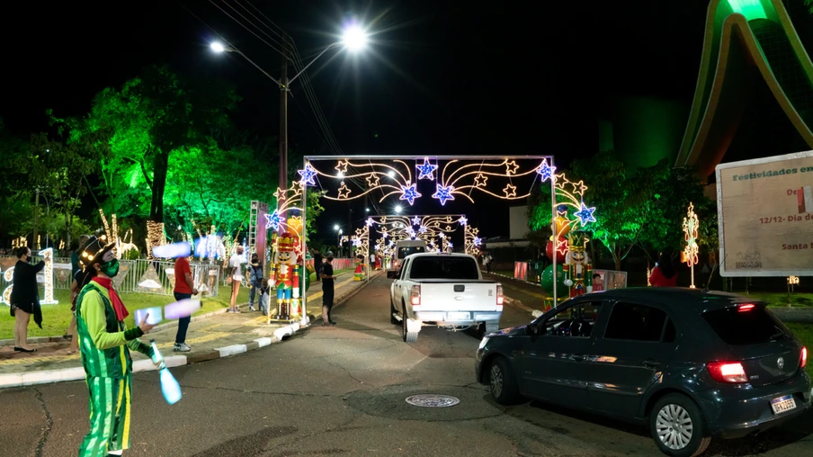 Fronteira de Brasil e Paraguai terá Natal de Águas e Luzes integrado pela Ponte da Amizade