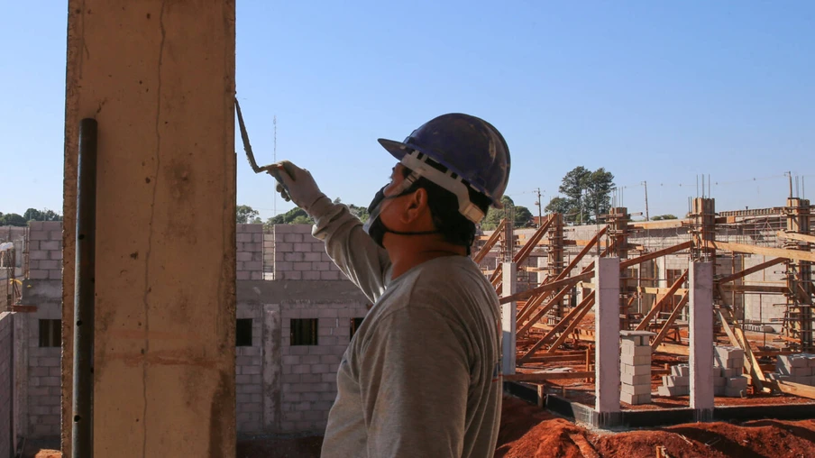 Obras de Construçao da Cadeia Publica de Guaira no loteamento Jardim Floresta com investimento de 16 milhoes. Exemplo da nova realidade do sistema carcerário que está sendo construída no Paraná. Acabar com o problema da superlotação em carceragens de delegacias e realocar os detentos em um espaço estruturado é uma das principais metas do Governo do Estado.   06/08/2020 -  Foto: Geraldo Bubniak/AEN