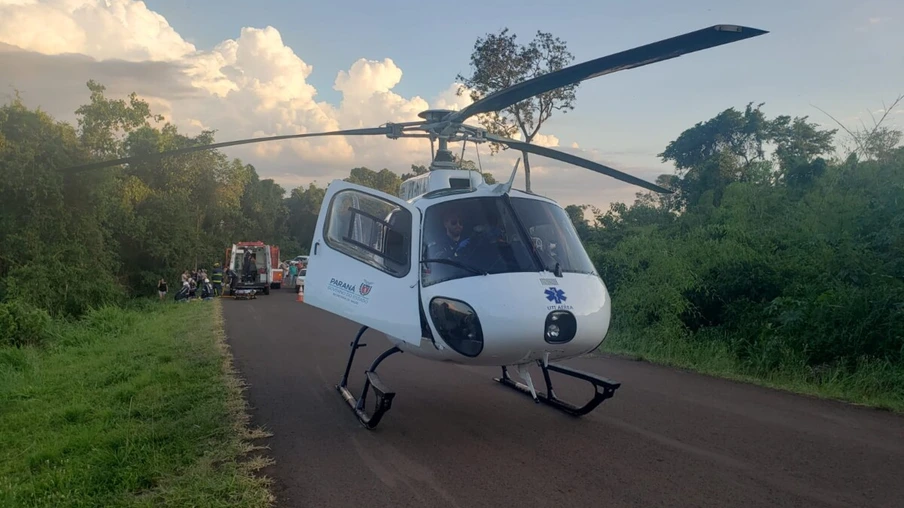 Domingo é marcado por cinco atendimentos do Aeromédico