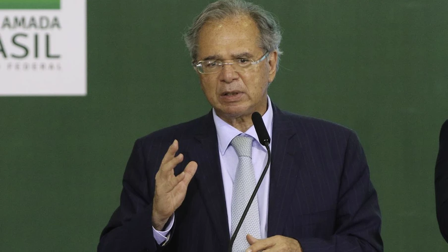 O ministro da Economia, Paulo Guedes,participa  de lançamento do Programa de Crescimento Verde do Governo federal